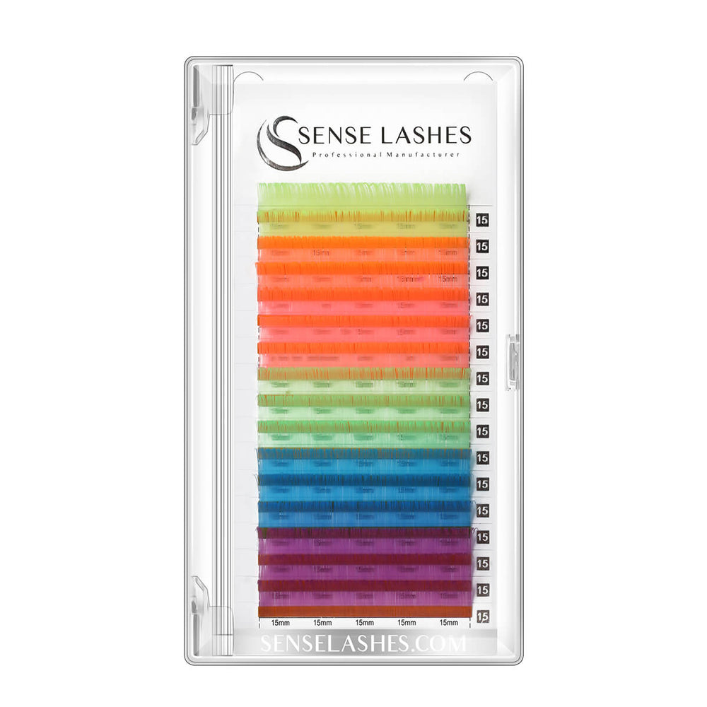 SenseLashes colorful eyelash extensions for professional use