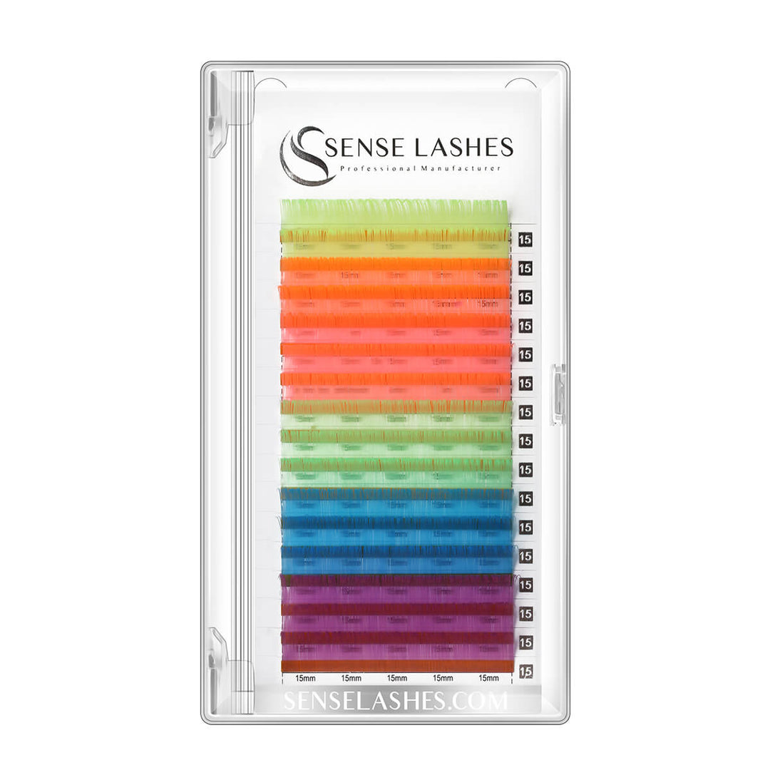 SenseLashes colorful eyelash extensions for professional use