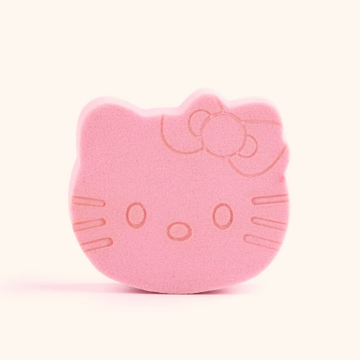 Pink HELLO KITTY eyelash extension sponge for volume fans, professional lash products