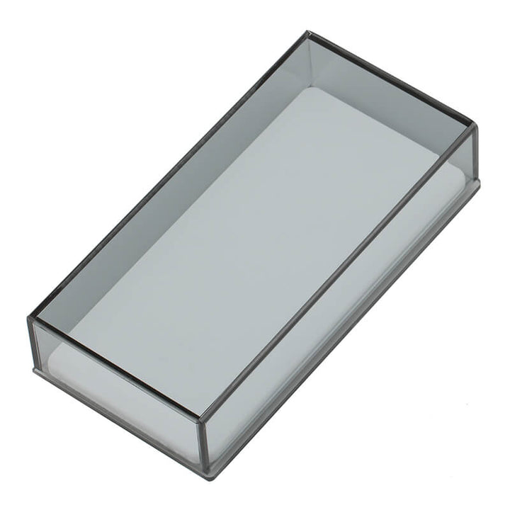 Gray Acrylic Lash Tile with Cover - Perfect for organizing and protecting lash extension strips