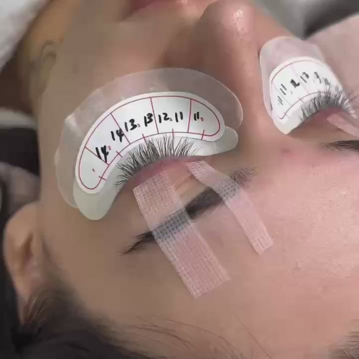 Lash Mapping Stickers - 140 PCS