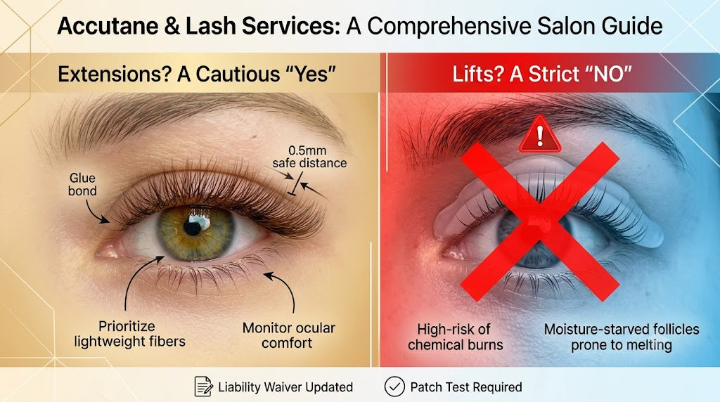 Accutane Lash Guide: Extensions Cautious Yes, Lifts Strict No.