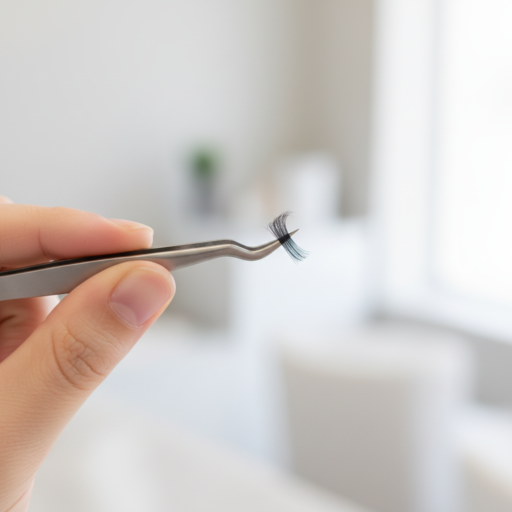 Comparing Boot vs. L-Shape Tweezers for Volume Artistry