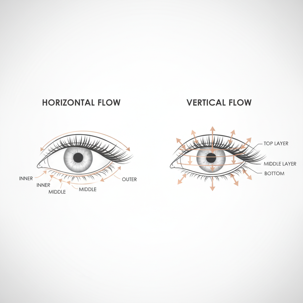 Horizontal vs. Vertical Lash Color Gradient Mapping Guide – SENSELASHES