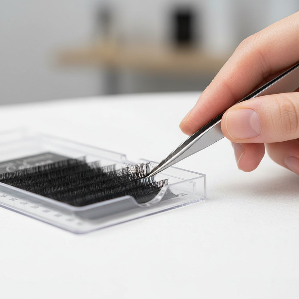 Tweezer Pressure Calibration for Multi-Hue Fan Pickup