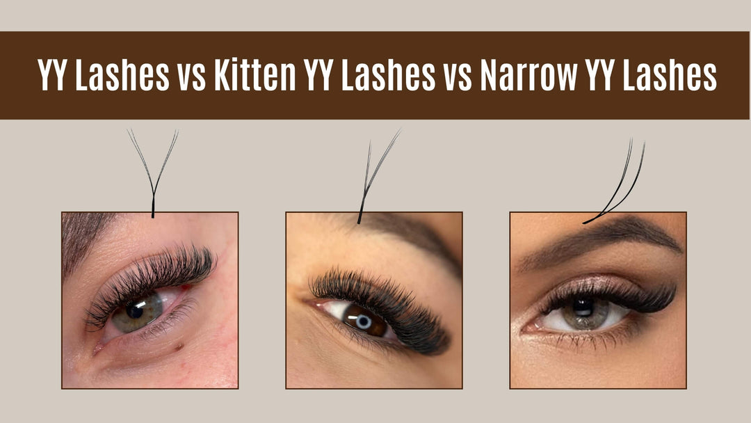 YY Lashes vs Kitten YY Lashes vs Narrow YY Lashes: Key Differences Explained