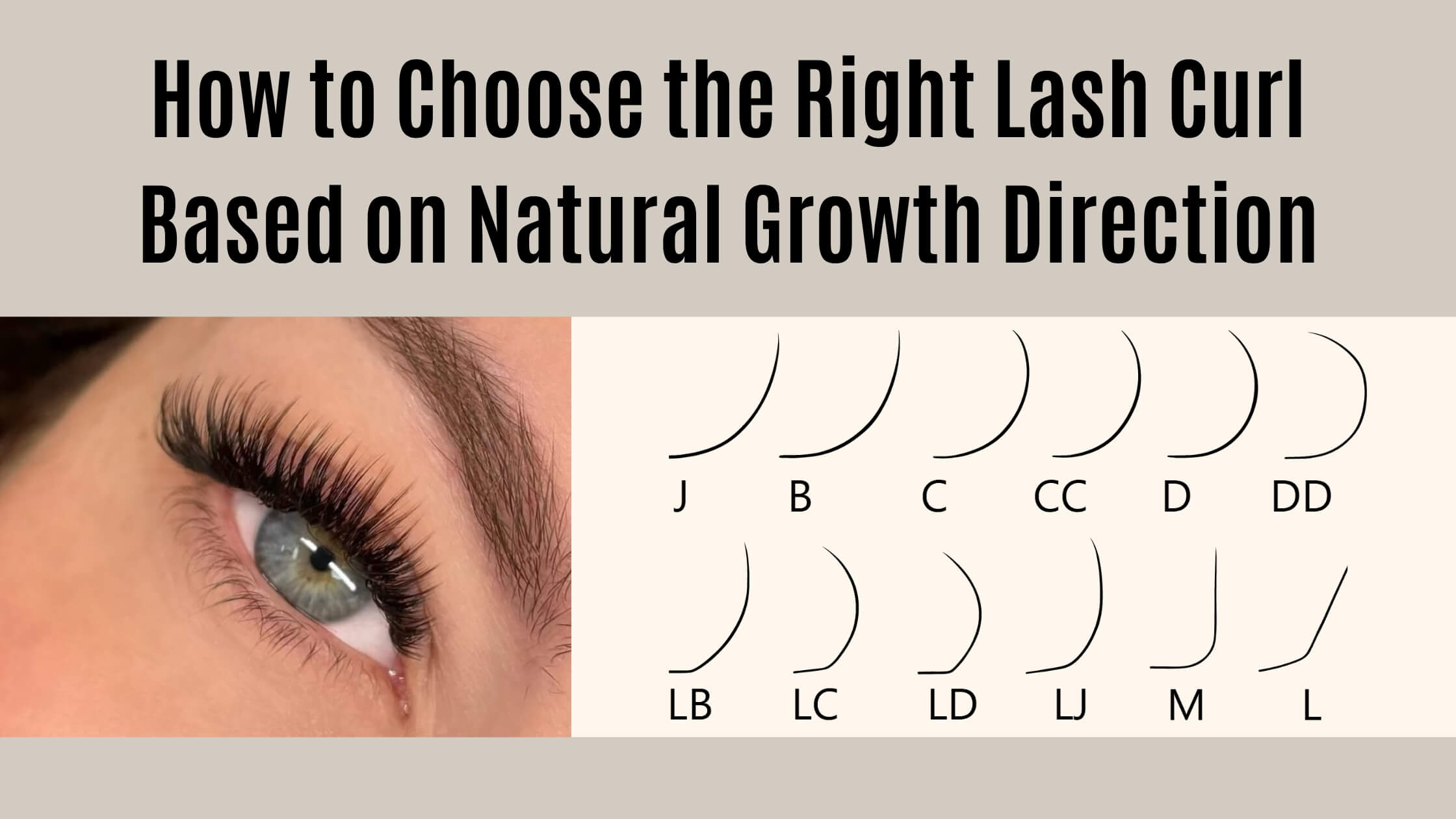 How to Choose the Right Lash Curl Based on Natural Growth Direction