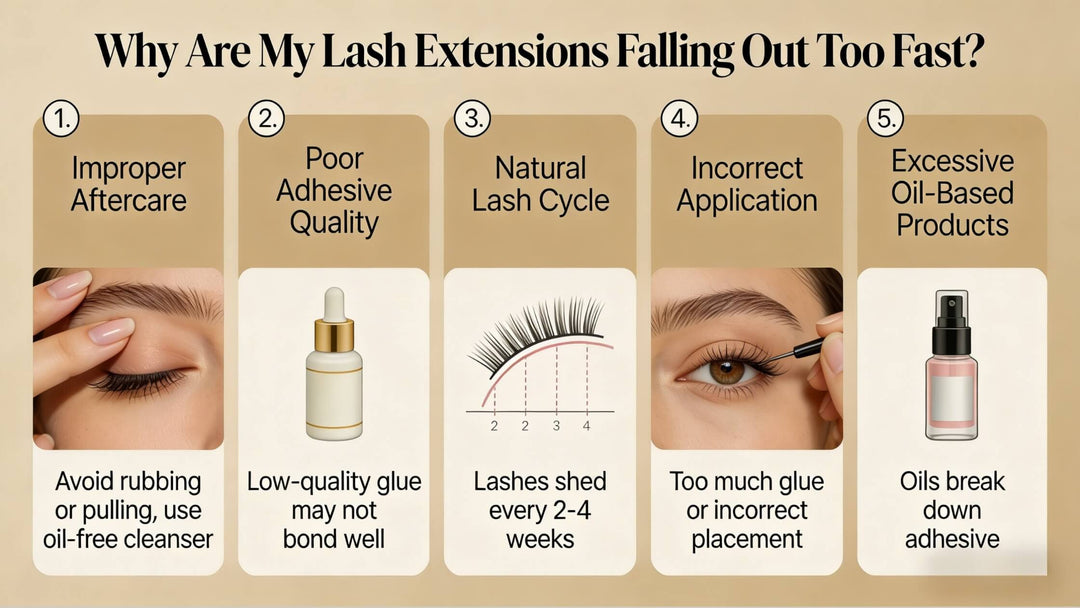 Why Are My Lash Extensions Falling Out Too Fast?