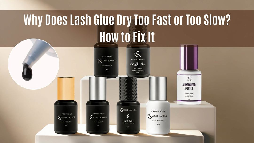 Why Does Lash Glue Dry Too Fast or Too Slow? How to Fix It