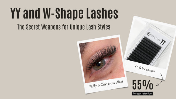 W Lashes Example YY and W-Shape Lashes: The Secret Weapons for Unique Lash Styles ...