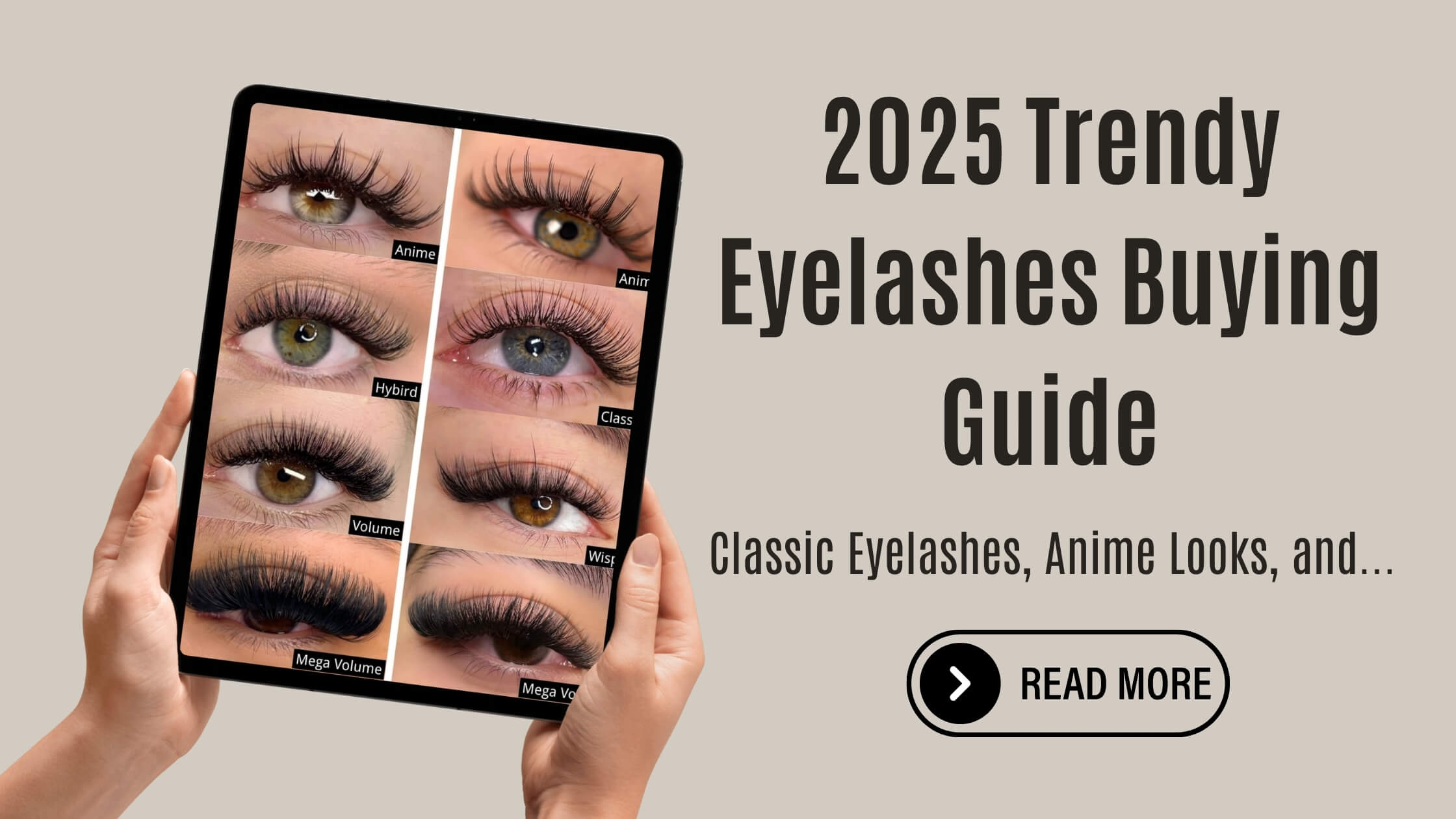 2025 Trendy Eyelashes Buying Guide: Classic Eyelashes, Anime Looks, and More