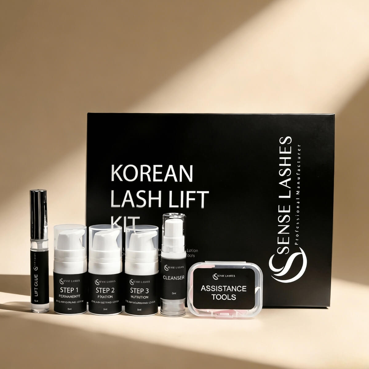 Eyelash Extensions Supplies、接着剤、ピンセット | SenseLashes