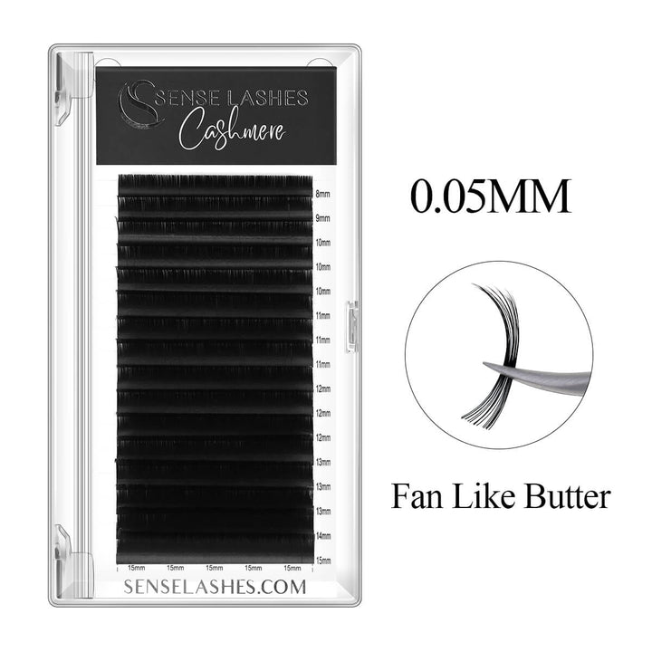 0.05MM Cashmere Premium Mega Volume Eyelash Extensions