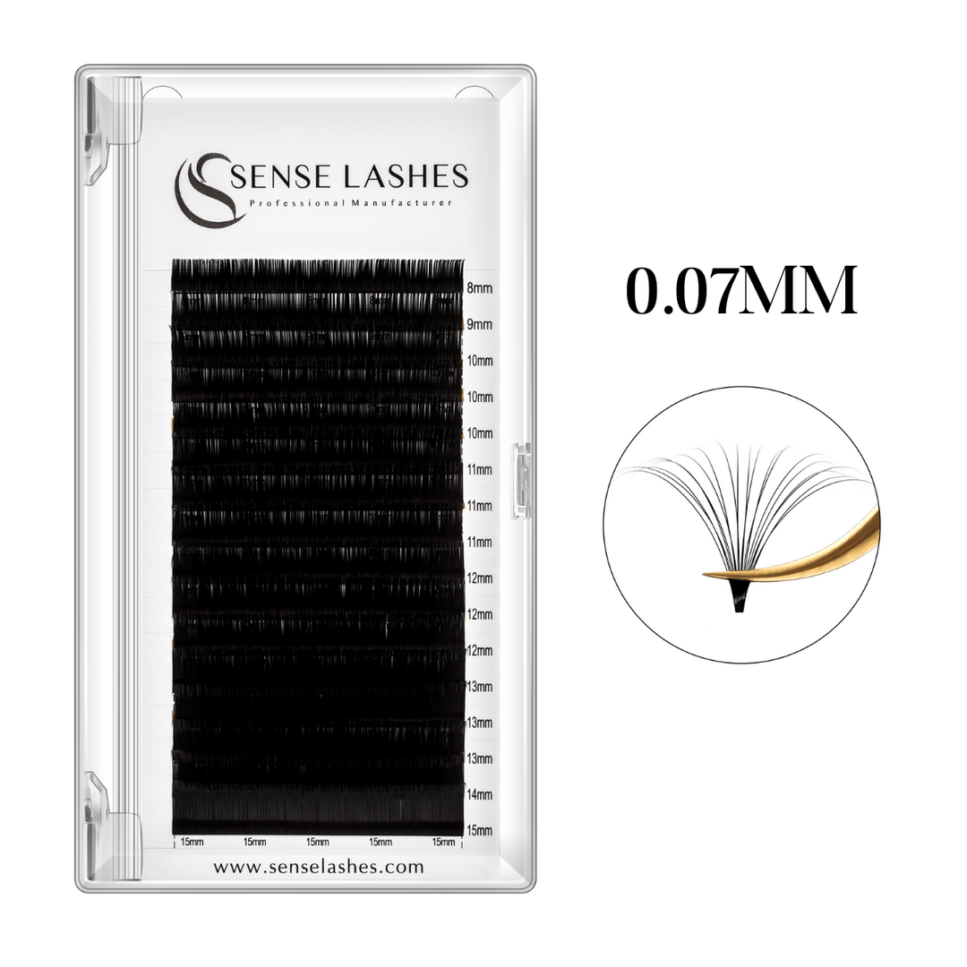 Senselashes 0.07MM Easy Fanning Eyelash Extensions 