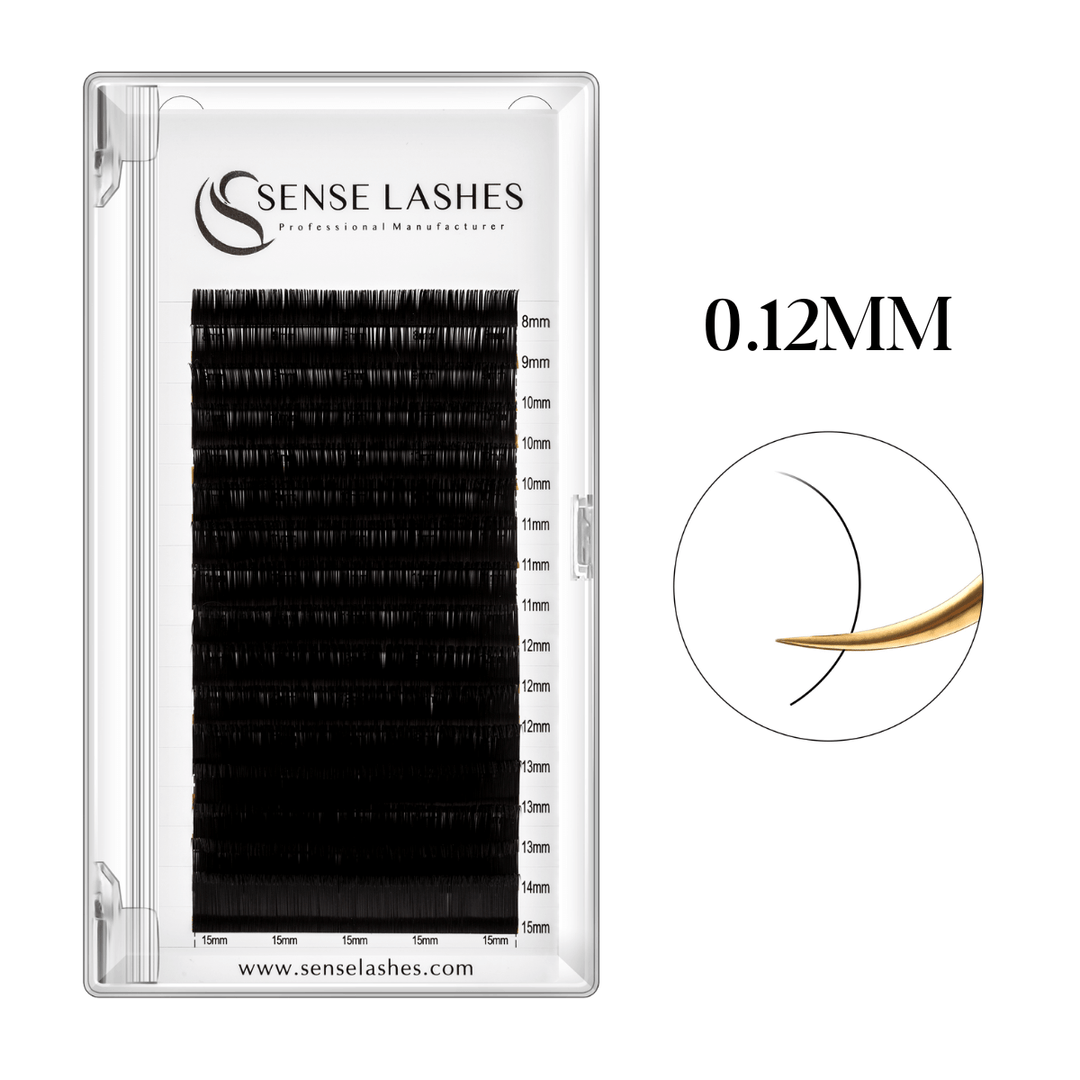 0.12MM Premium Lash Extensions by SENSELASHES 