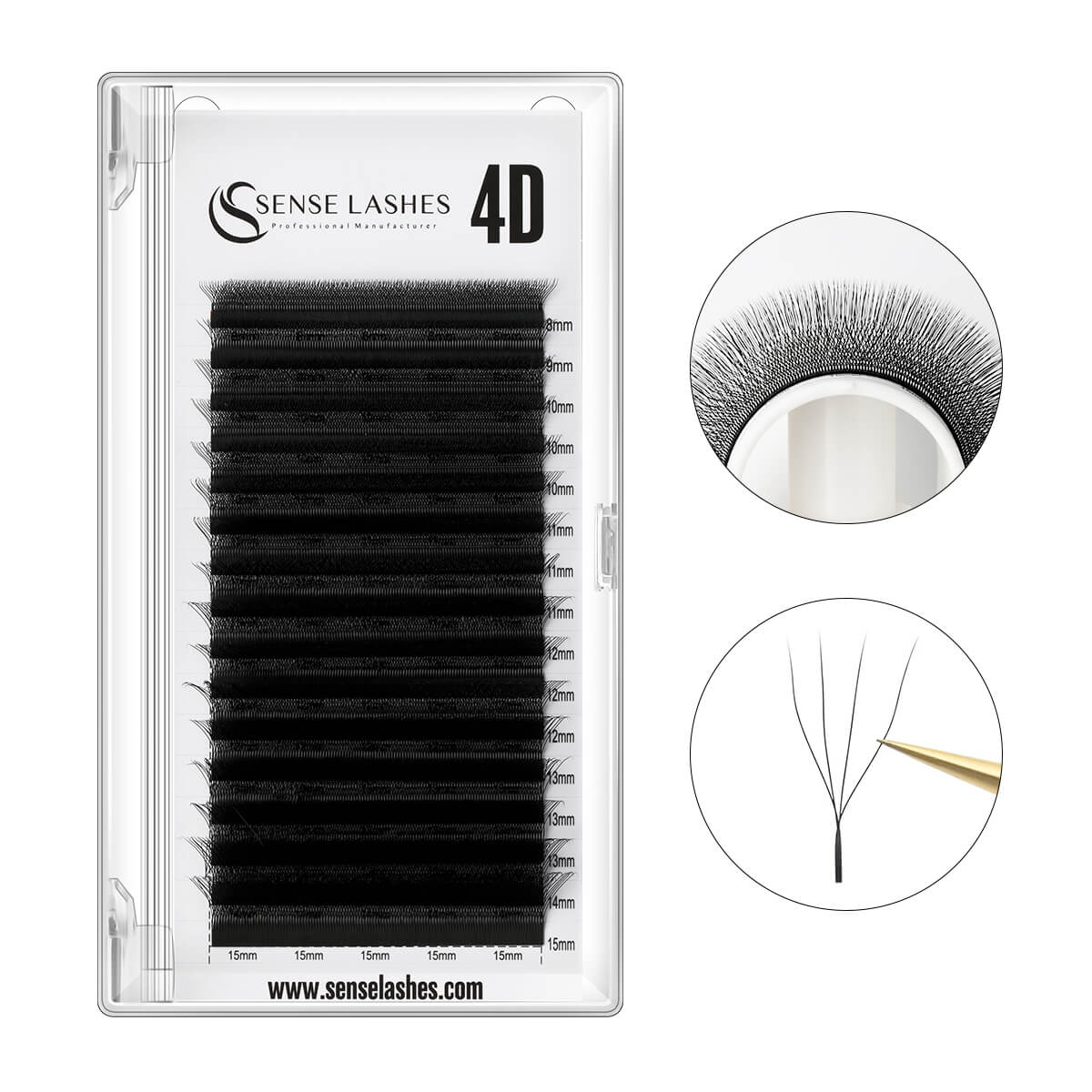 W-4D ボリュームラッシュ | プレミアムプレメイドファン