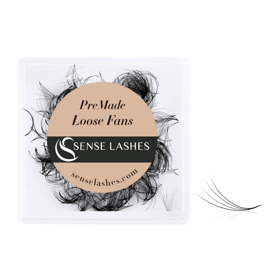 4D Handmade Loose Premade Fans by SENSELASHES 