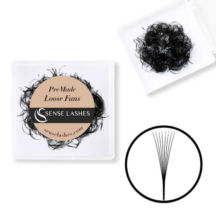 8D Narrow Loose Promade Fans (500 Fans)