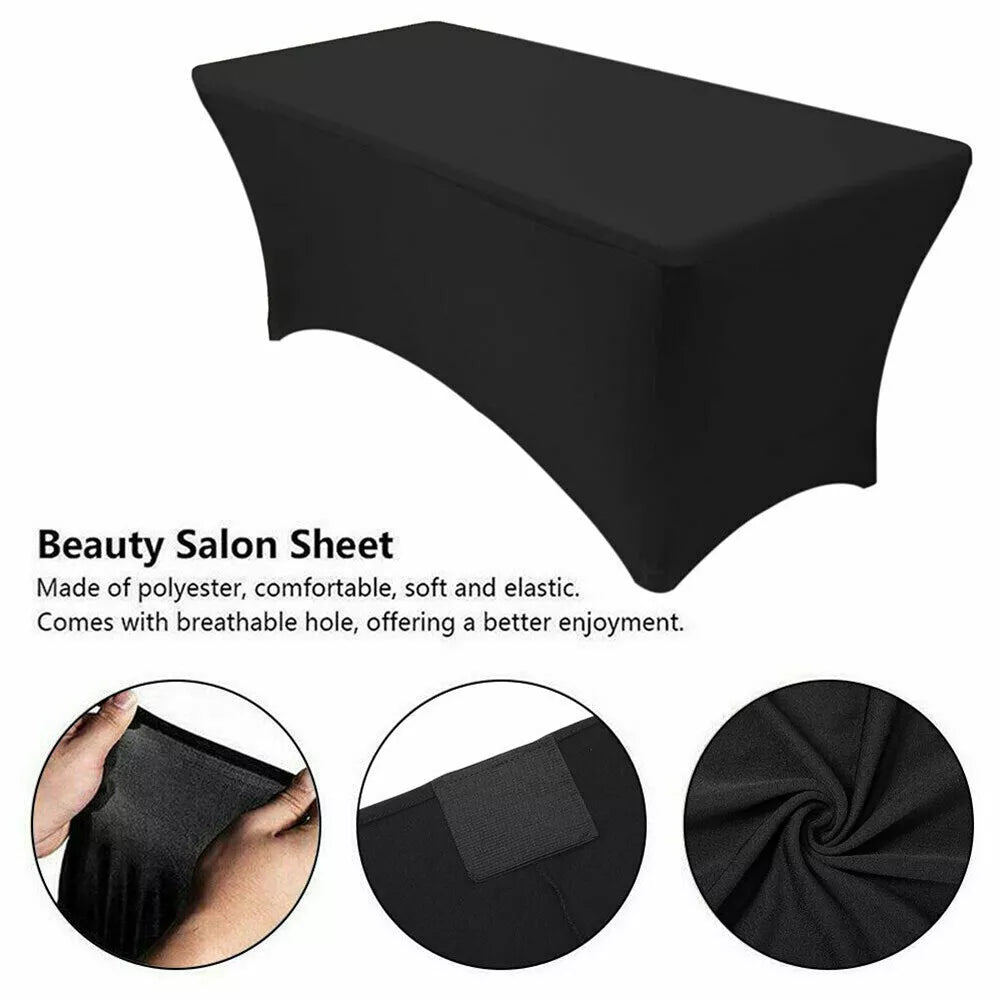 Black lash bed cover, stretchable and comfortable salon sheet - SENSELASHES