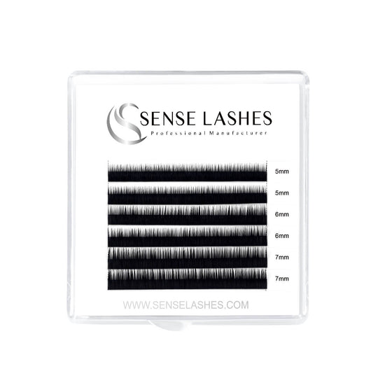Bottom Lash Extensions B Curl | Lower Lashes 5-7mm – SENSELASHES