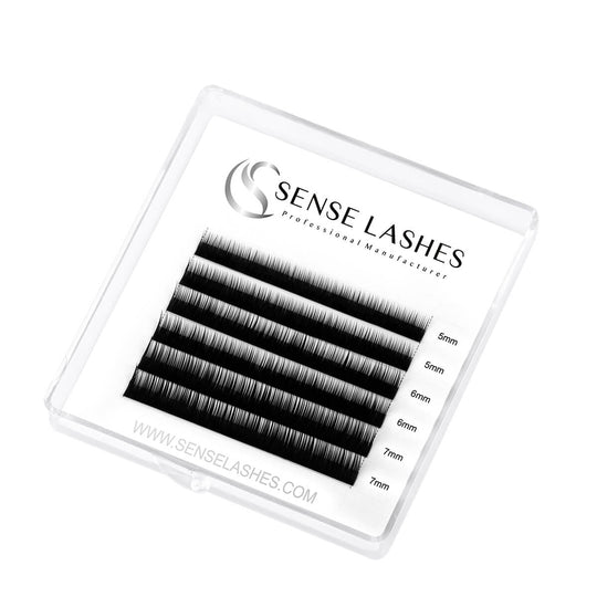 Bottom Lash Extensions B Curl | Lower Lashes 5-7mm – SENSELASHES