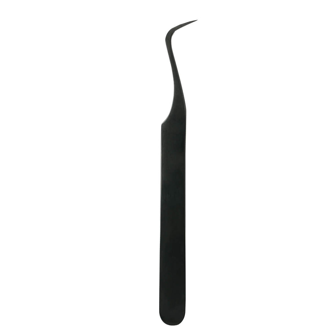 Curved Volume Fiber Tip Tweezers - Eyelash Extension Tool