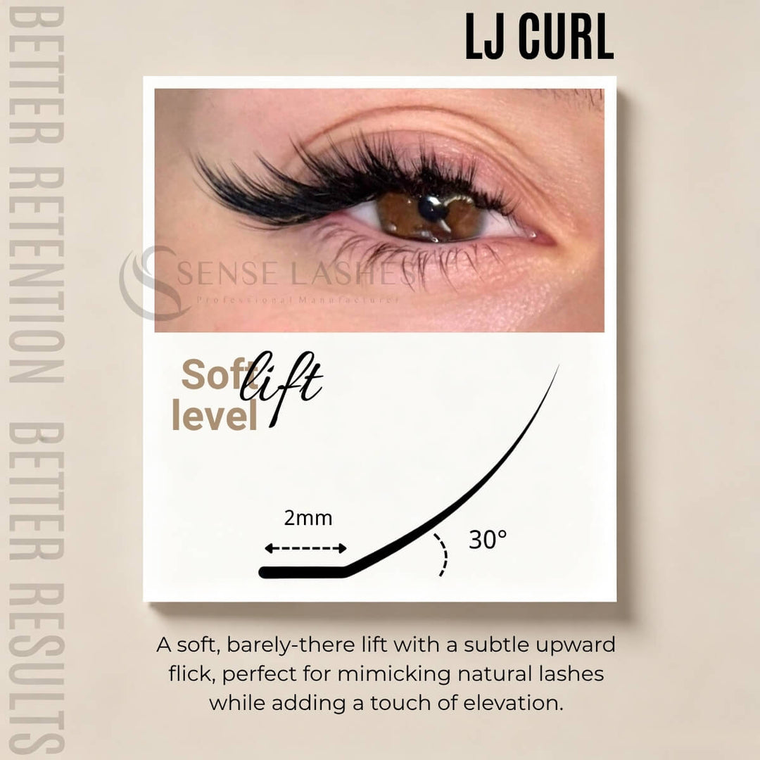 J/B/L/M/LD Curl Cachemire Volume Extensions de Cils en Mèche