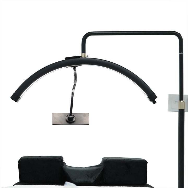 Lash extension bed light with adjustable positioning 