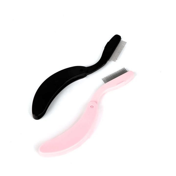 Spike Lash Comb, black and pink wet lash tool for spike lash look 