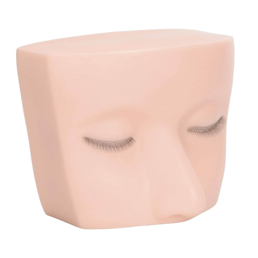 Triple Layered Mannequin Head for Eyelash Extension Practice