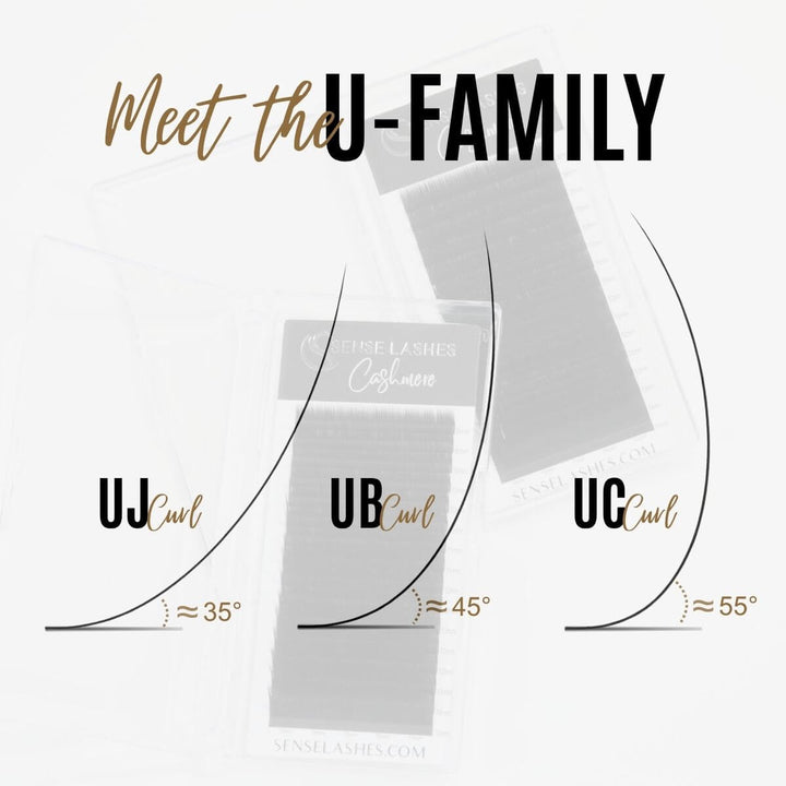 Cashmere Lash Extensions - UJ/UB/UC Curl