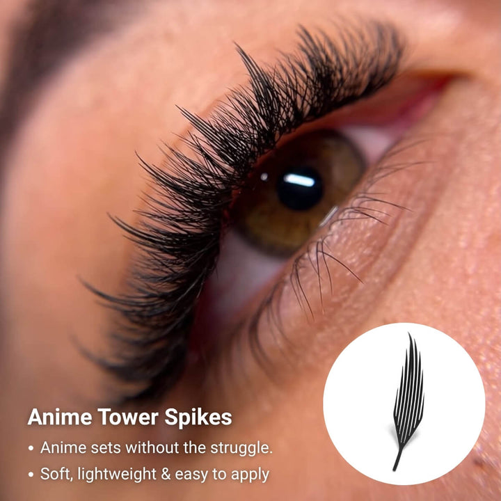 Anime Tower Spike - Contour Laser Print Eyelash Extension