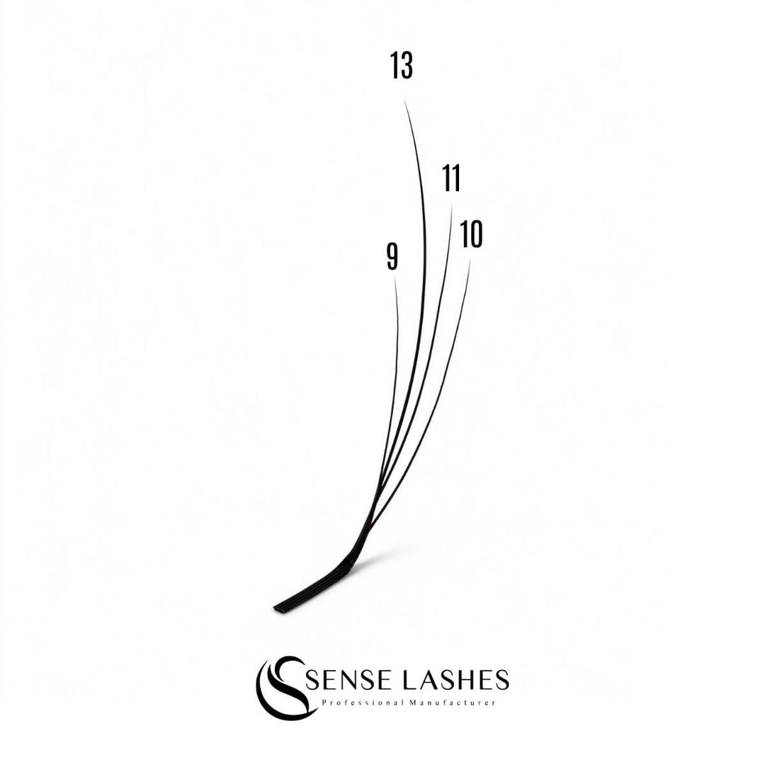 Arabian Effect W Shaped Lash Extensions