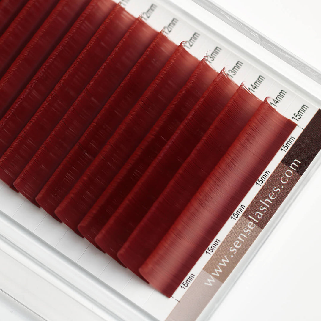 Pestañas Auburn Fiery Rust Marrón Mate