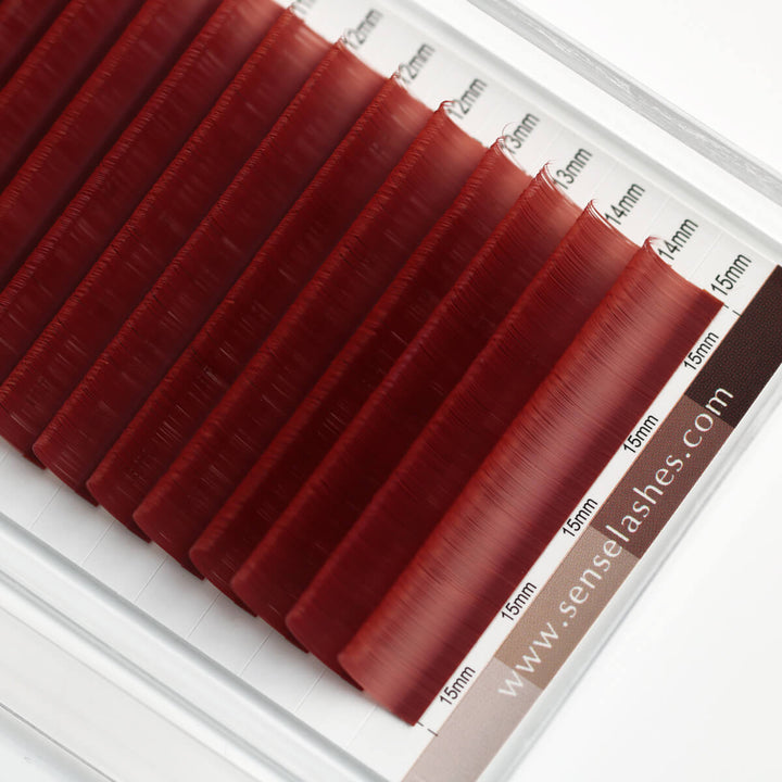 Pestañas Auburn Fiery Rust Marrón Mate