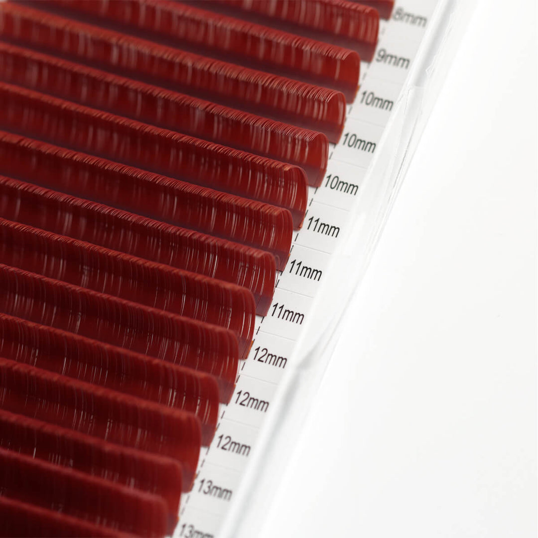 Pestañas Auburn Fiery Rust Marrón Mate