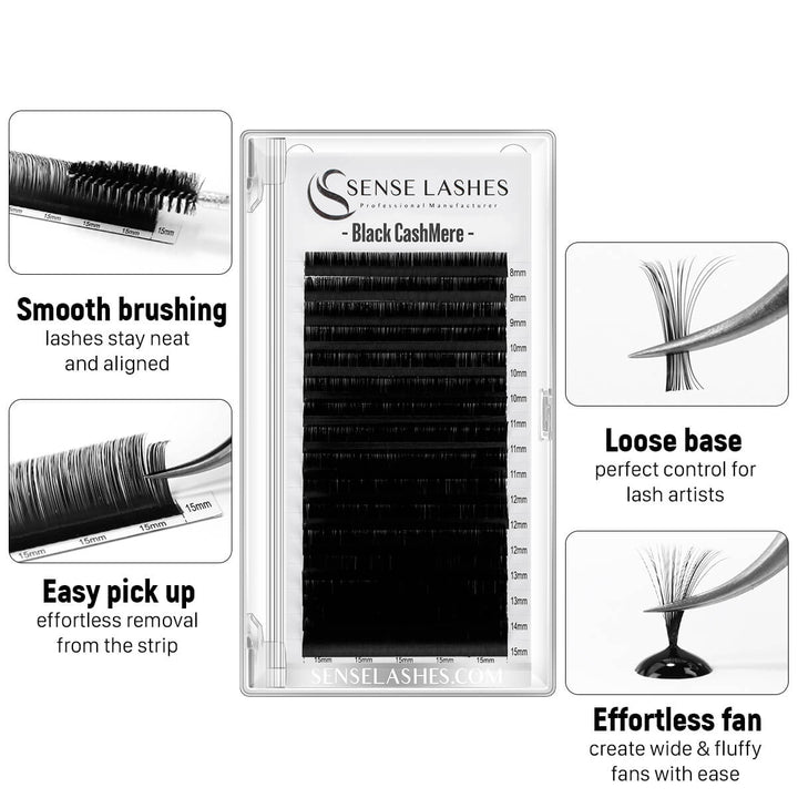 Black Cashmere True Matte Lashes 0.07MM