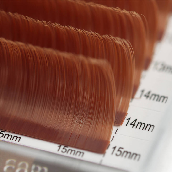 Pestañas Auburn Fiery Rust Marrón Mate