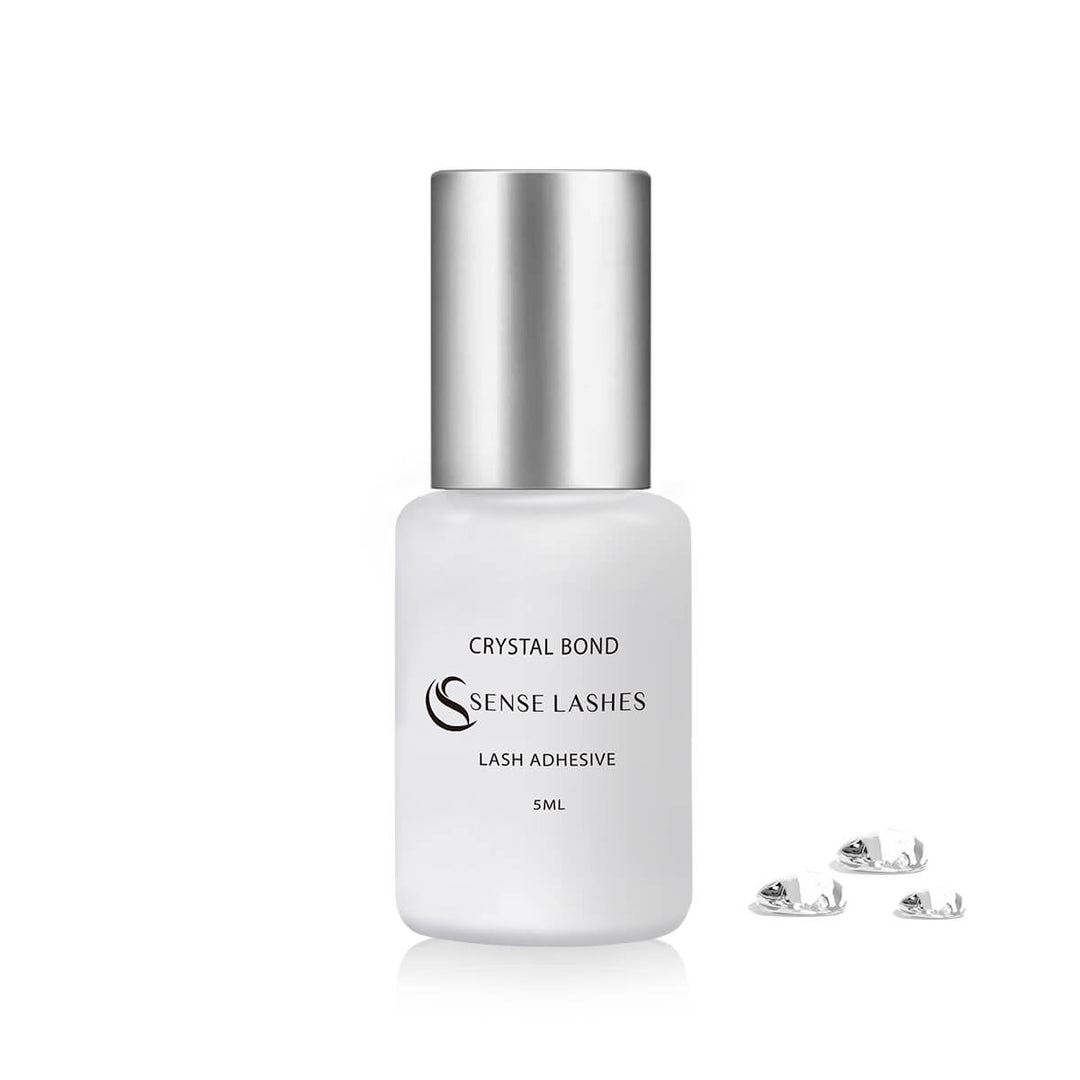 Crystal Bond clear lash adhesive 0.5-1s by SENSELASHES