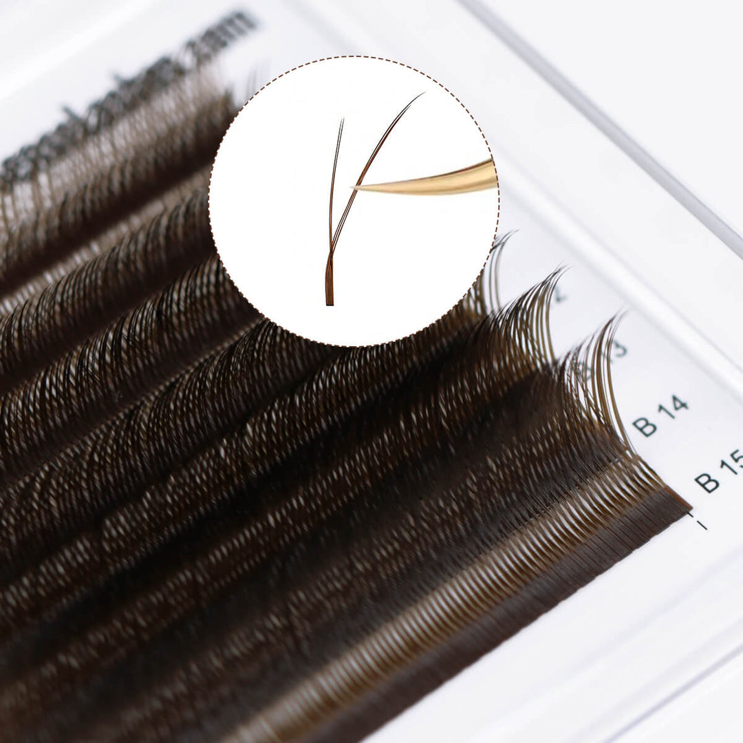 Dark Brown Kitten Lashes