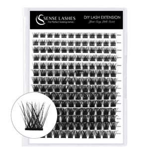 Sense Lashes DIY cluster lashes in tray. Various lengths from 8mm to 16mm. Your Sexy Little Secret.