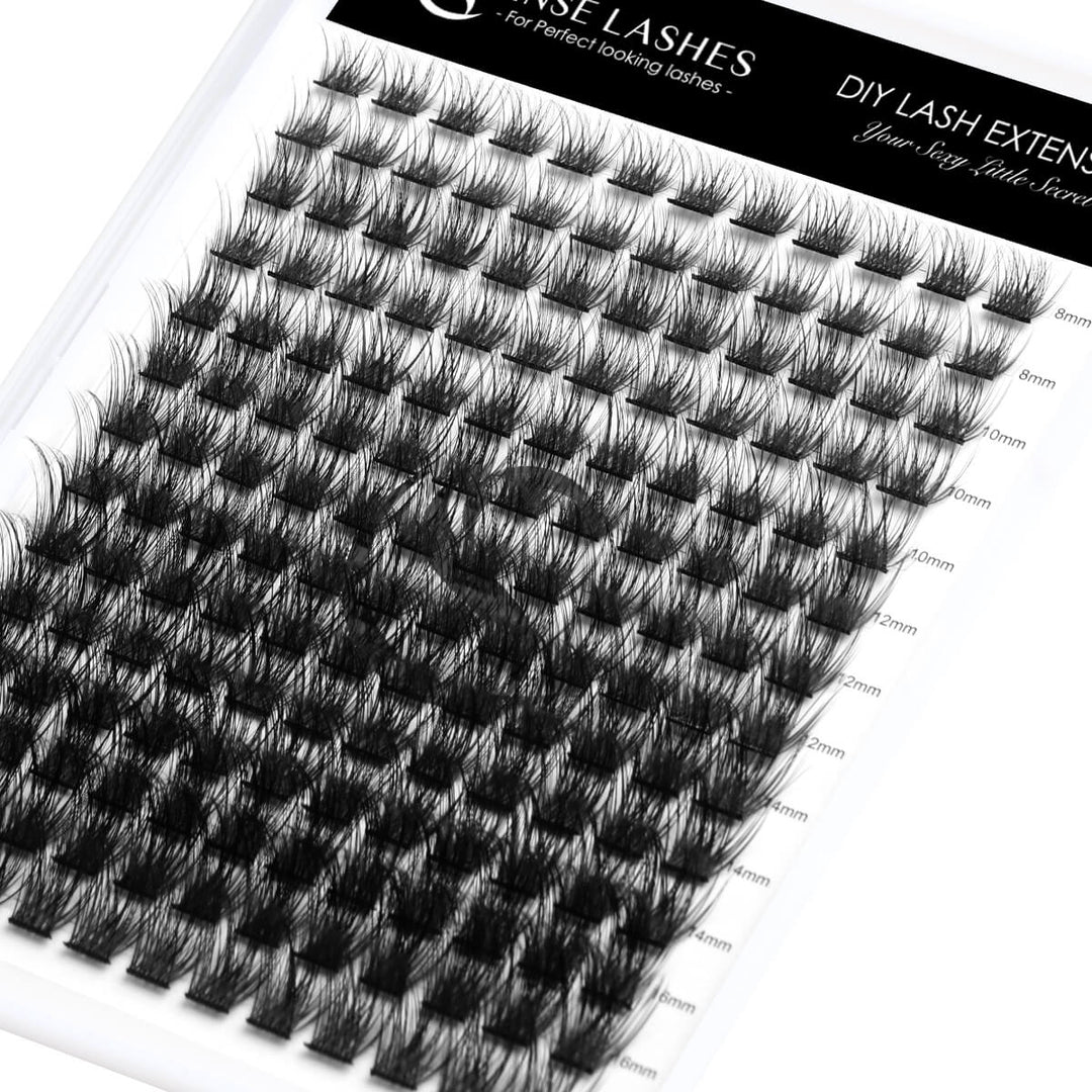 Hybrid-DIY Individual Clusters Lashes (168 Pcs) - SENSELASHES