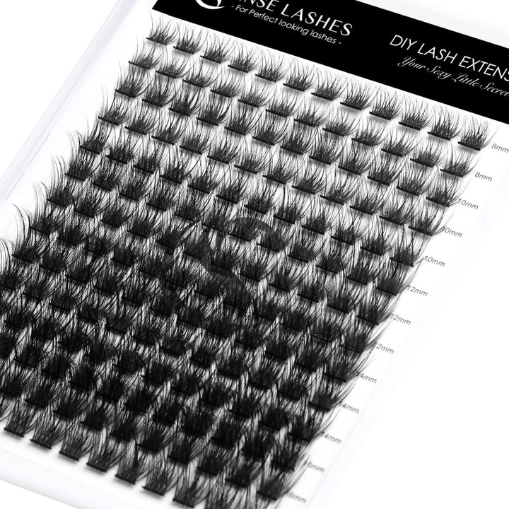 Hybrid-DIY Individual Clusters Lashes (168 Pcs) - SENSELASHES