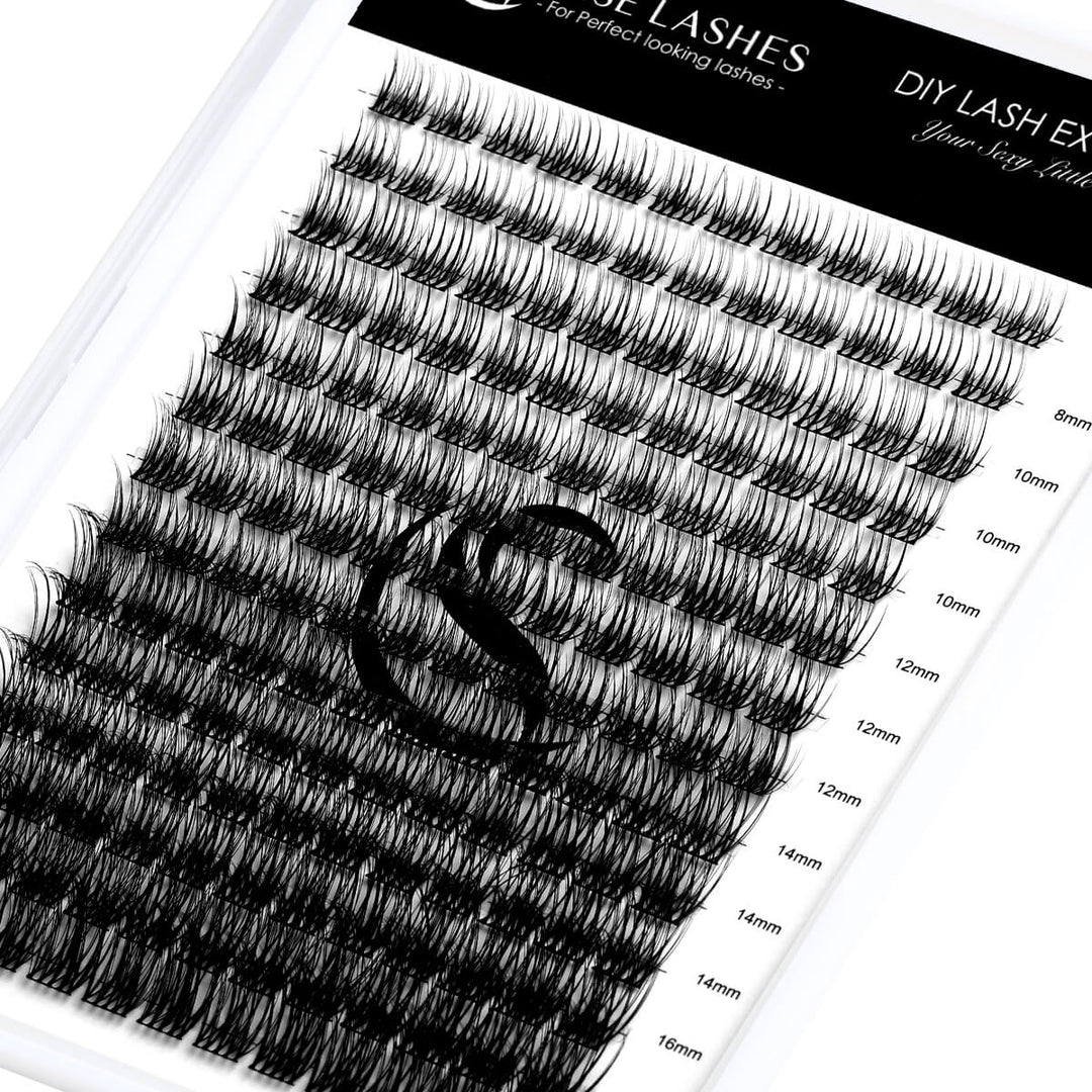 SENSELASHES DIY individual cluster lashes, various lengths available. 