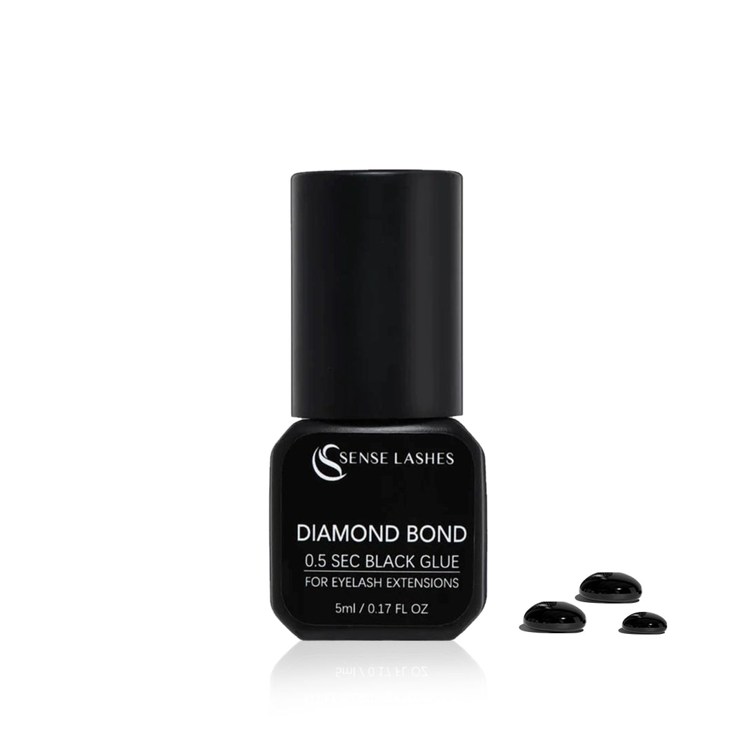 SENSELASHES Diamond Bond 0.5 sec Black Glue for Eyelash Extensions