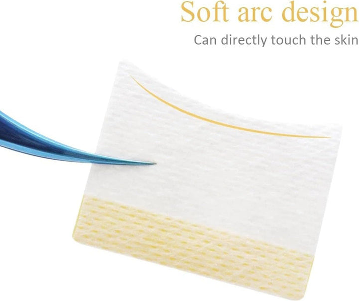 Eyelash extension remover pad soft arc design, gentle for skin, SENSELASHES 