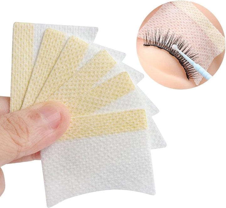 Eyelash extension remover pads, cleaning and priming lashes 