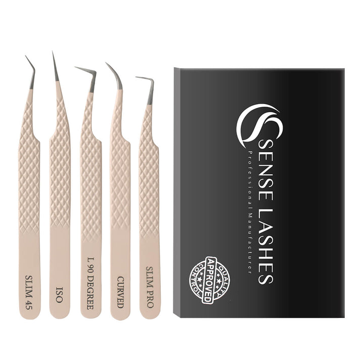 Wimpernverlängerungen Pinzetten Set