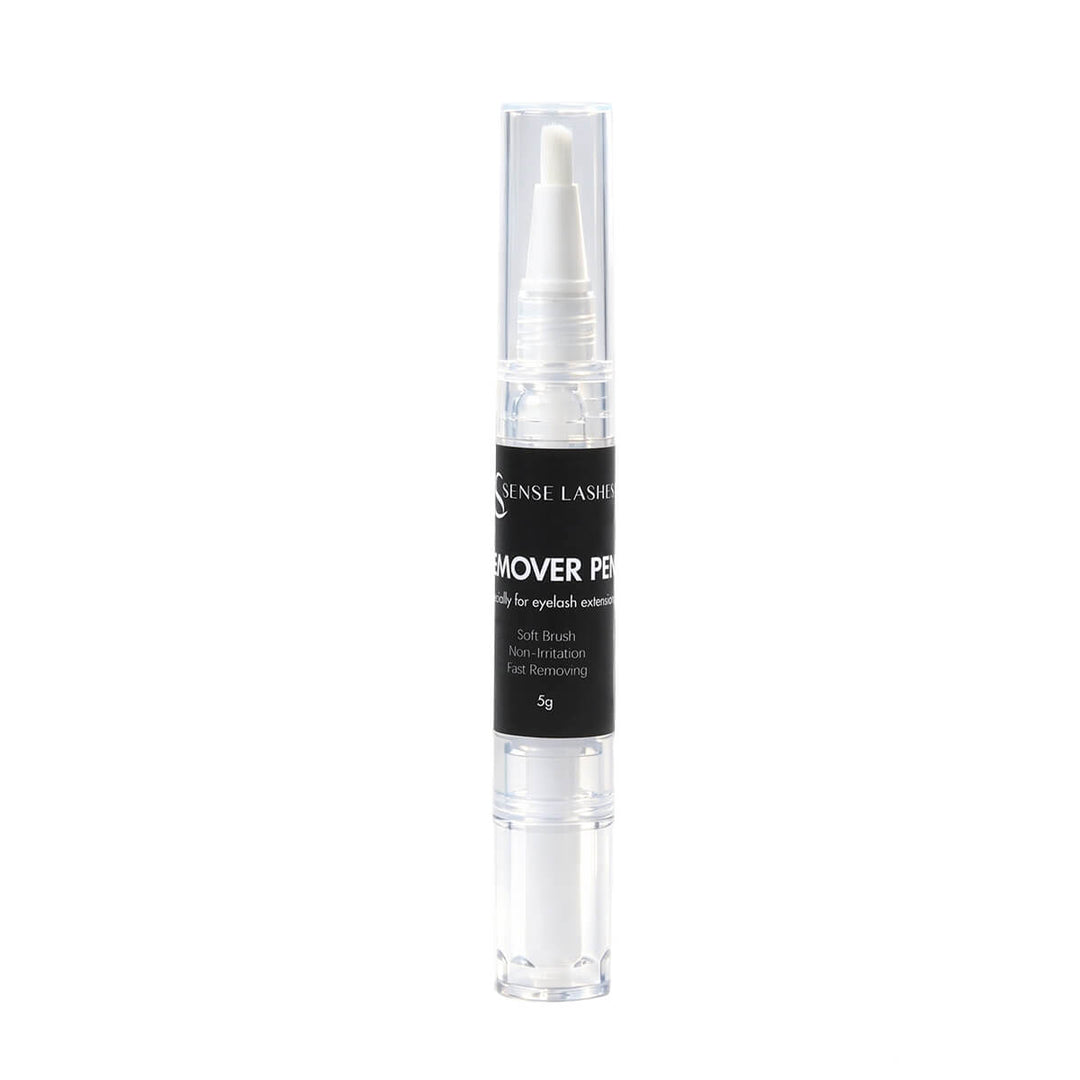SenseLash eyelash glue remover pen, clear gel-cream applicator with black label