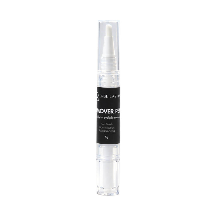 SenseLash eyelash glue remover pen, clear gel-cream applicator with black label